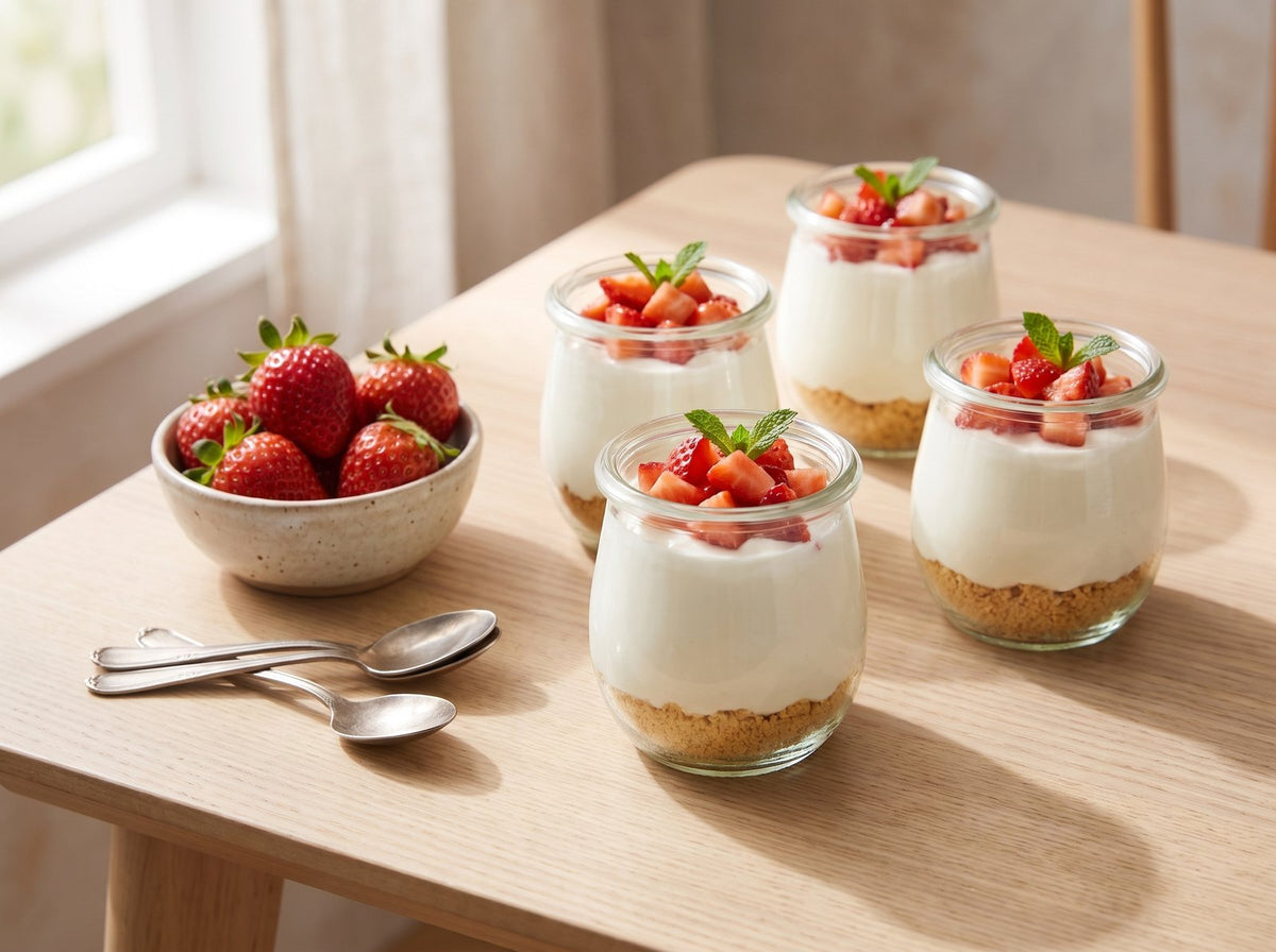 Skyr-Cheesecake im Glas