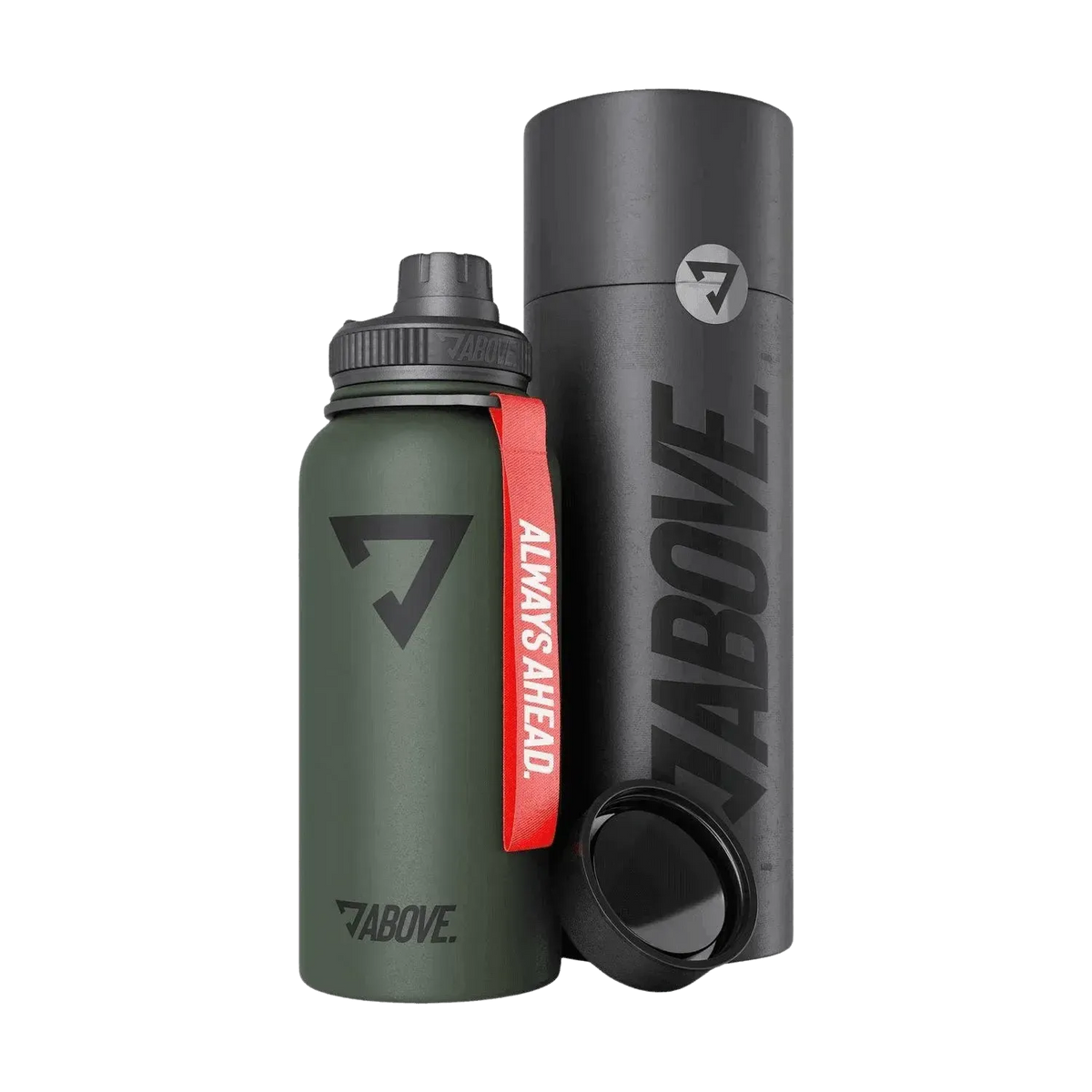 ABOVE. Gourde en acier inoxydable | 950ml (Thermo) Olive