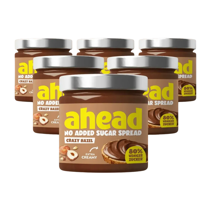 Ahead Crazy Nuss Creme | 200g 6x200g Crazy Hazel