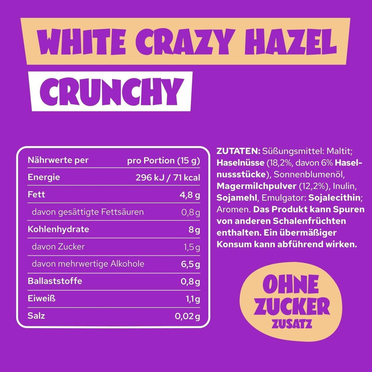 Ahead Crazy pâte à tartiner aux noix | 200g