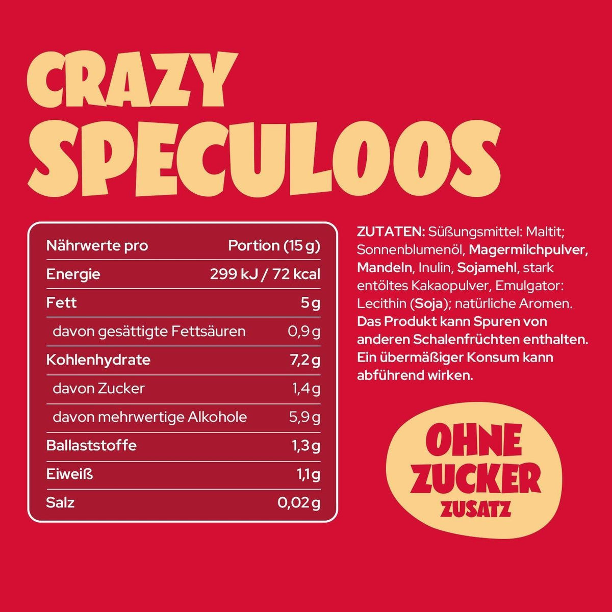Ahead Crazy pâte à tartiner aux noix | 200g