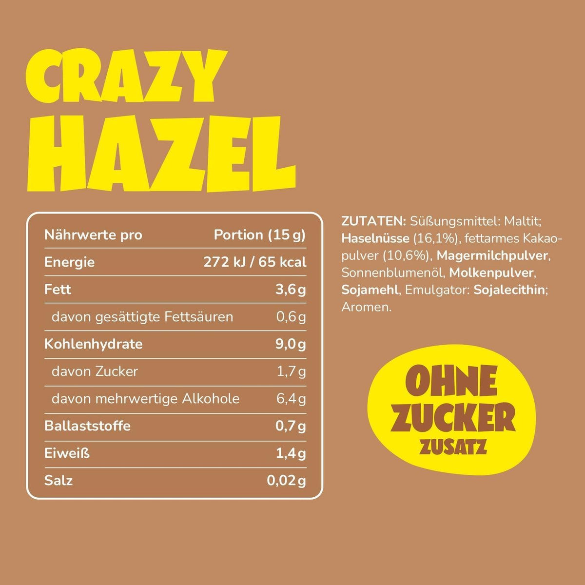 Ahead Crazy pâte à tartiner aux noix | 200g