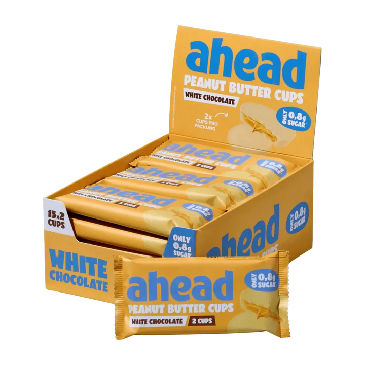 Ahead Cups | 2x17g 2 Cups White Chocolate Peanut Butter