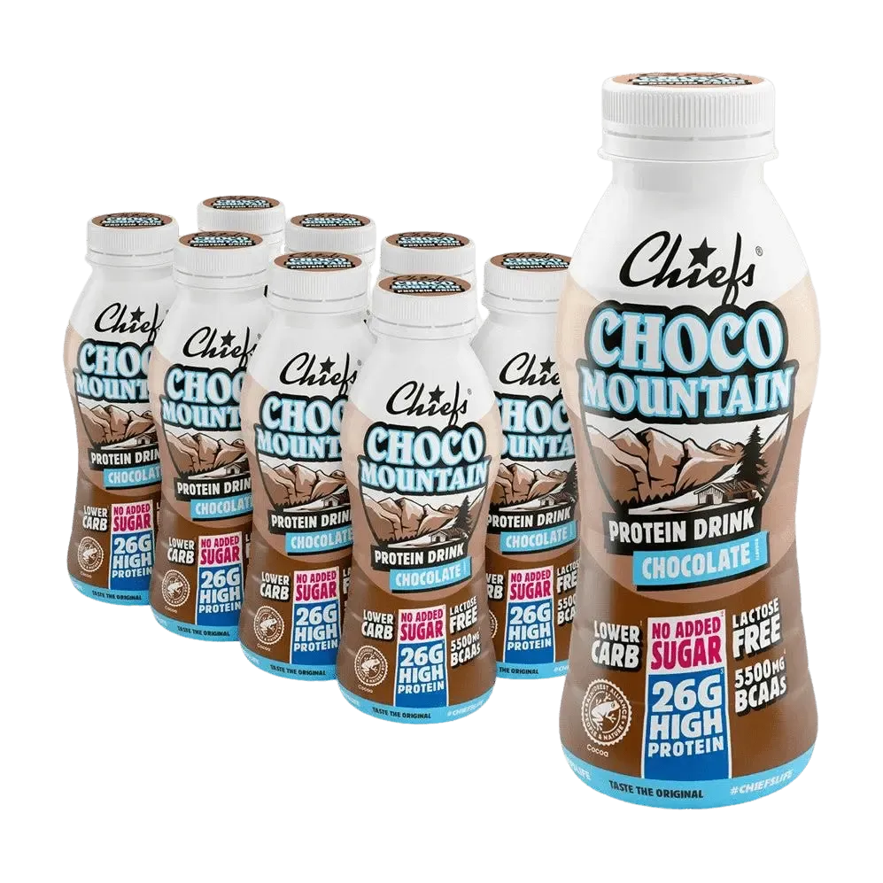 Chiefs Protein Drink | 330ml 8x330ml Choco Mountain