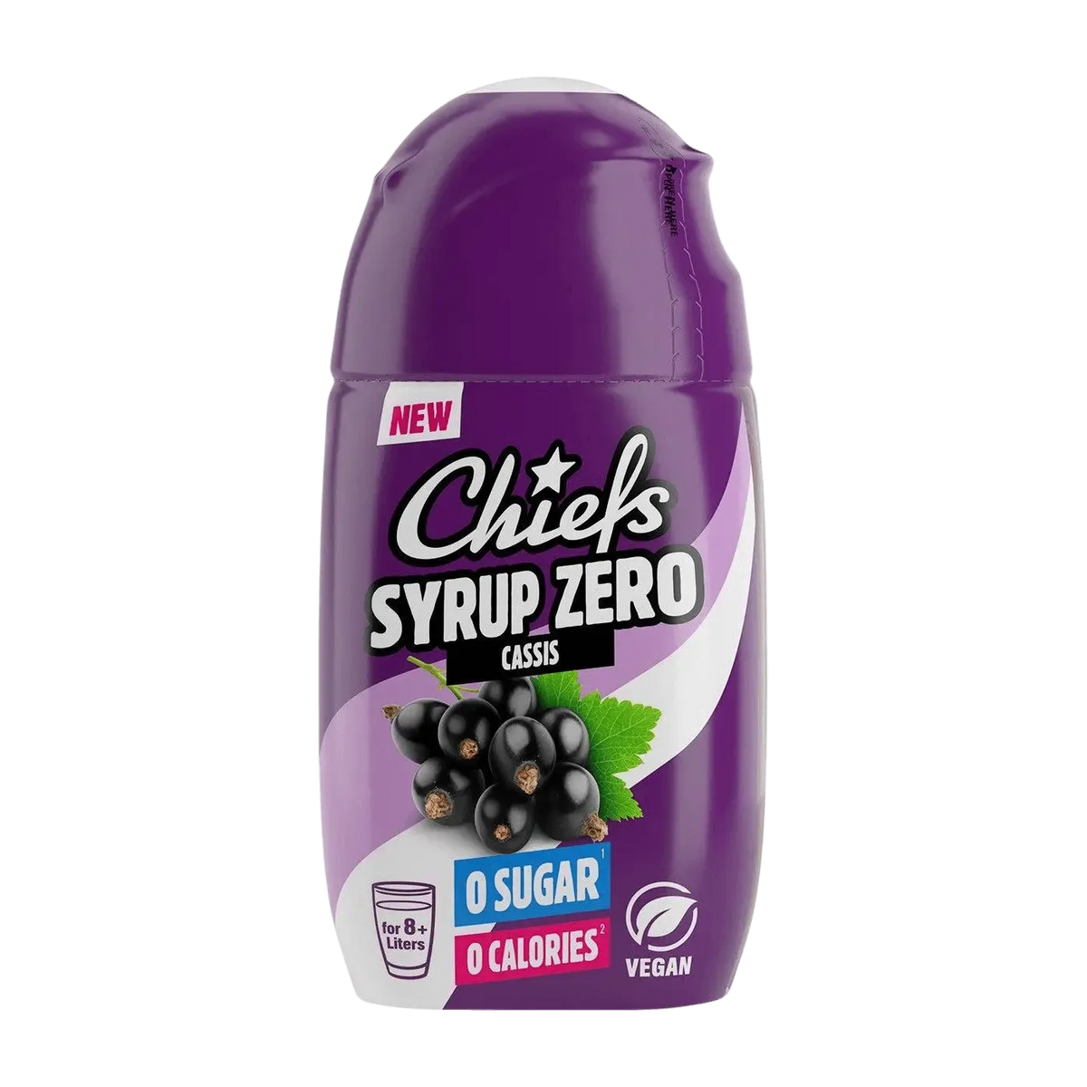 Chiefs Zero Sirup | 65ml Cassis