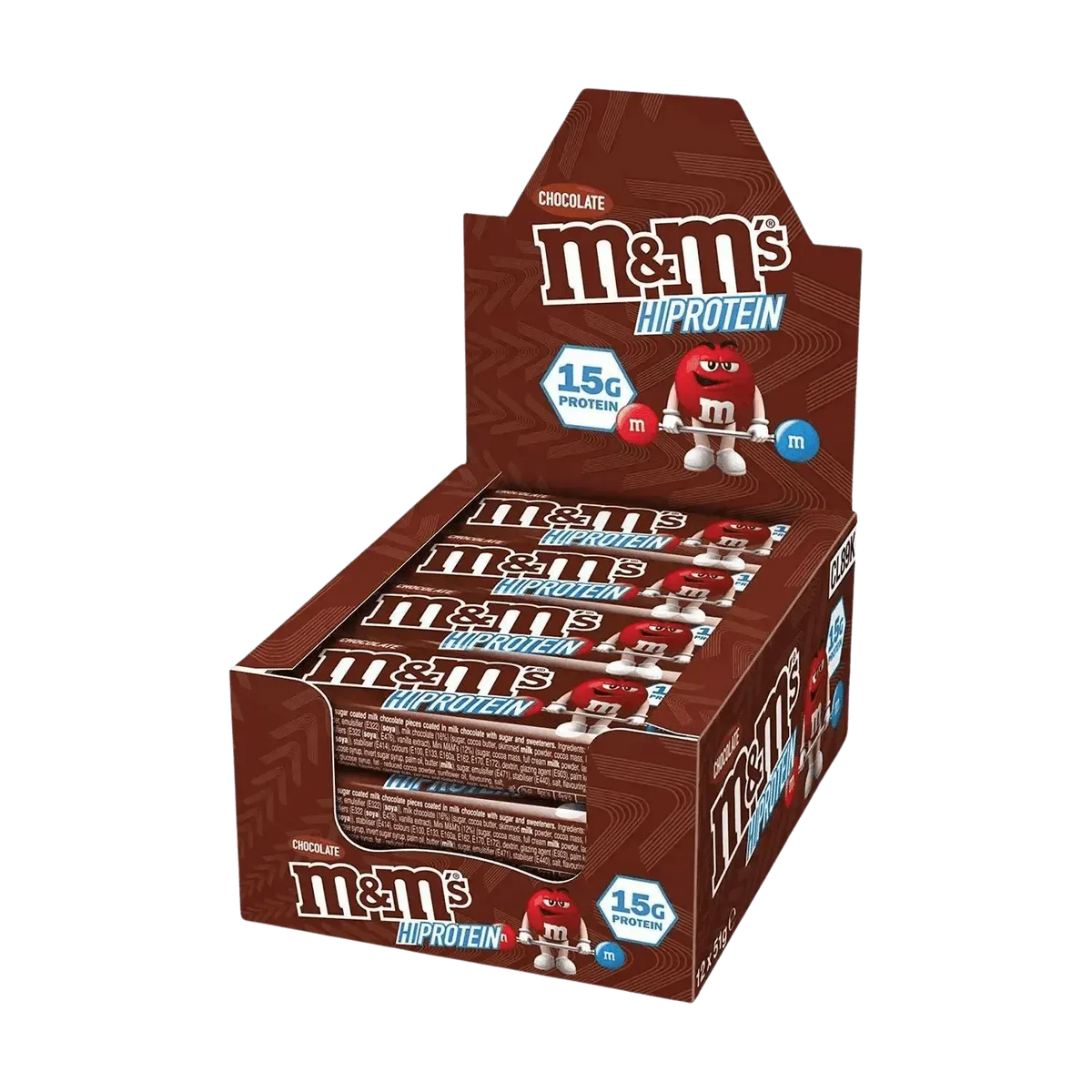 M&M 's Protein Bar - Chocolate | 51g 12x51g