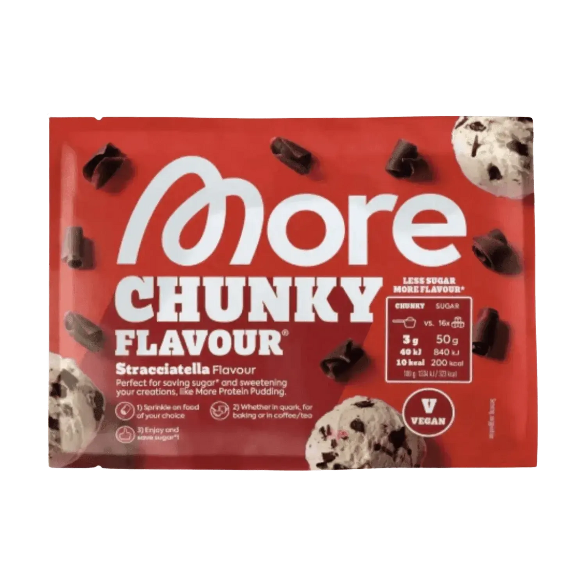 More Nutrition Chunky Flavour SAMPLE | 30g Stracciatella (Vegan)
