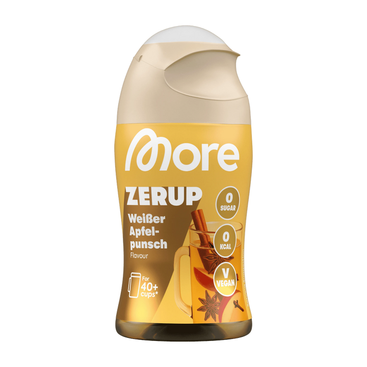 More Nutrition Zero Sirup | 65ml - Weisser Apfelpunsch