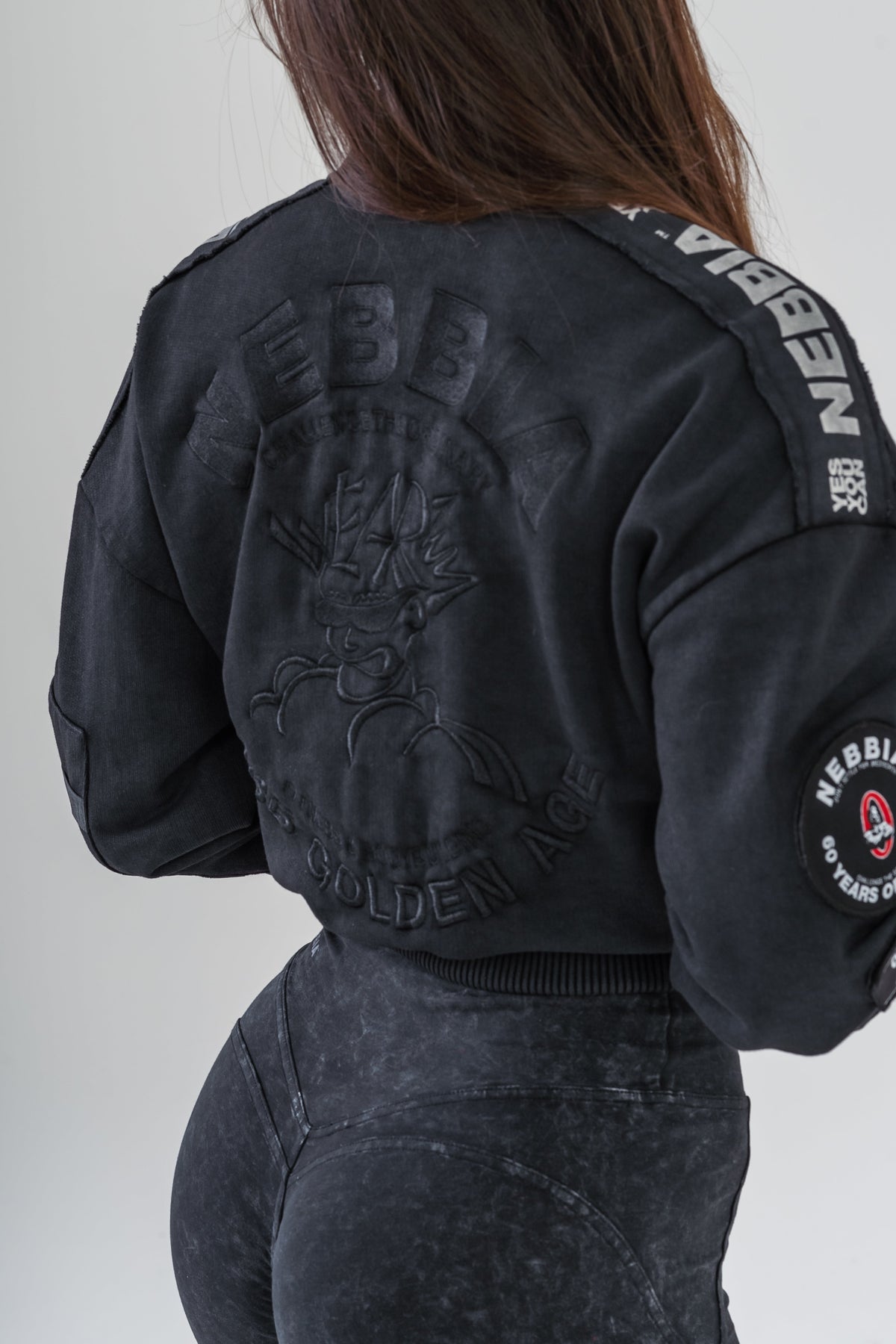 Nebbia Washed-Off Women's Bomber Jacket LEGEND