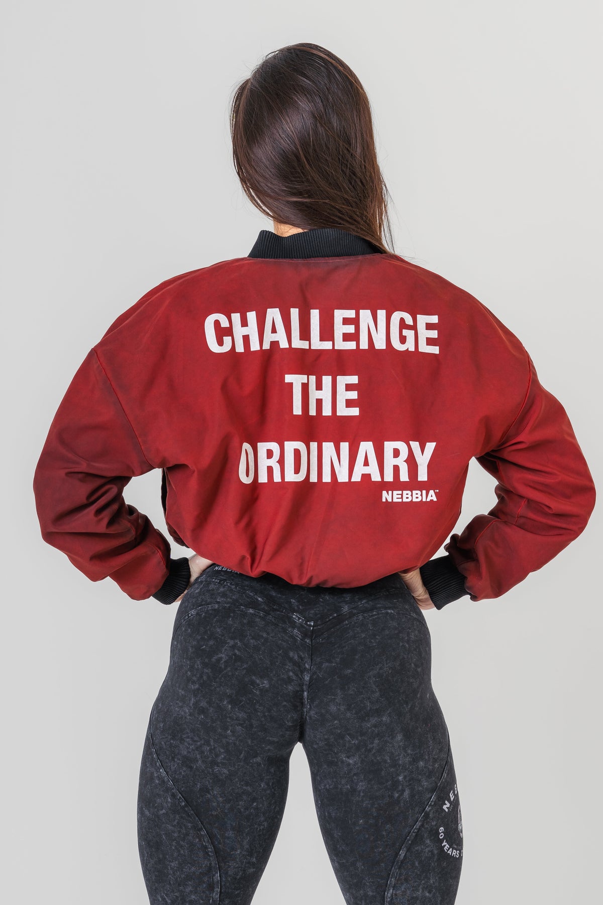 Nebbia Washed-Off Women's Bomber Jacket LEGEND
