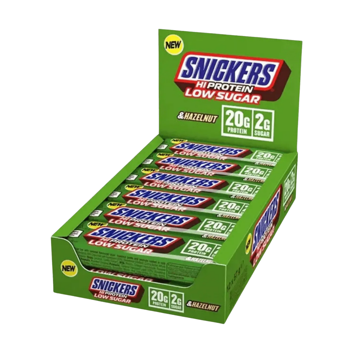 Snickers Low Sugar Hi Protein Bar - Hazelnut | 57g 12x57g