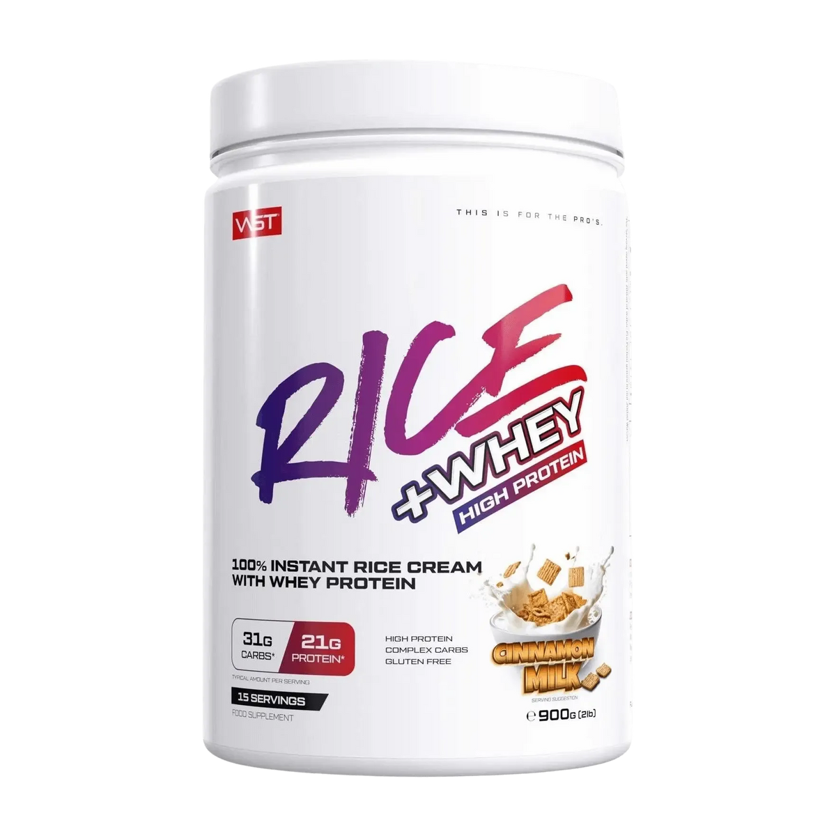 VAST Rice + Whey | 900g Cinnamon Milk