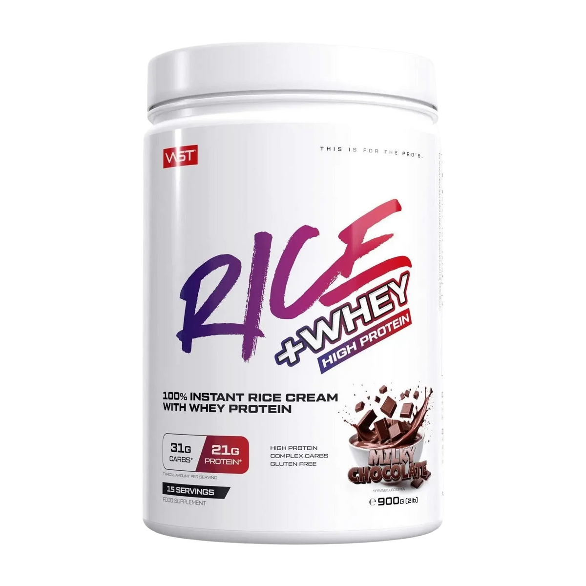 VAST Rice + Whey | 900g Milky Chocolate