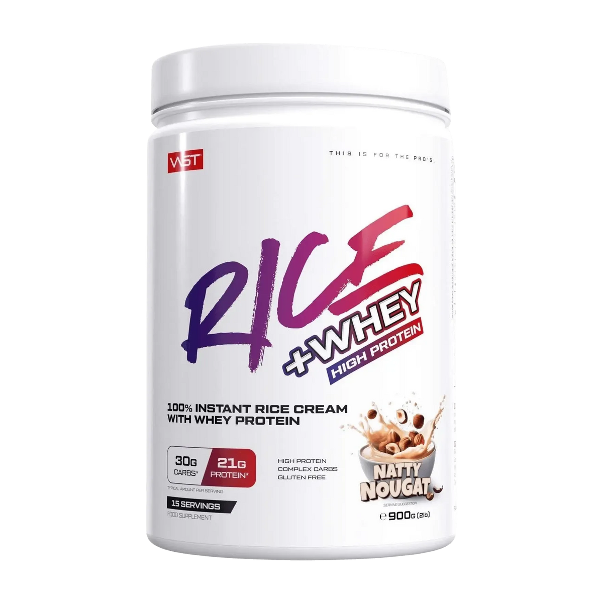 VAST Rice + Whey | 900g Natty Nougat