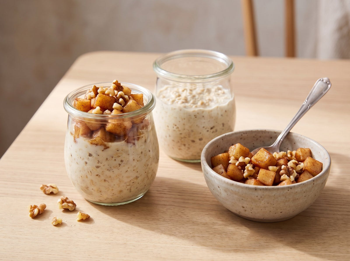 Remue brièvement les oats, détends-les avec un peu de lait si besoin...