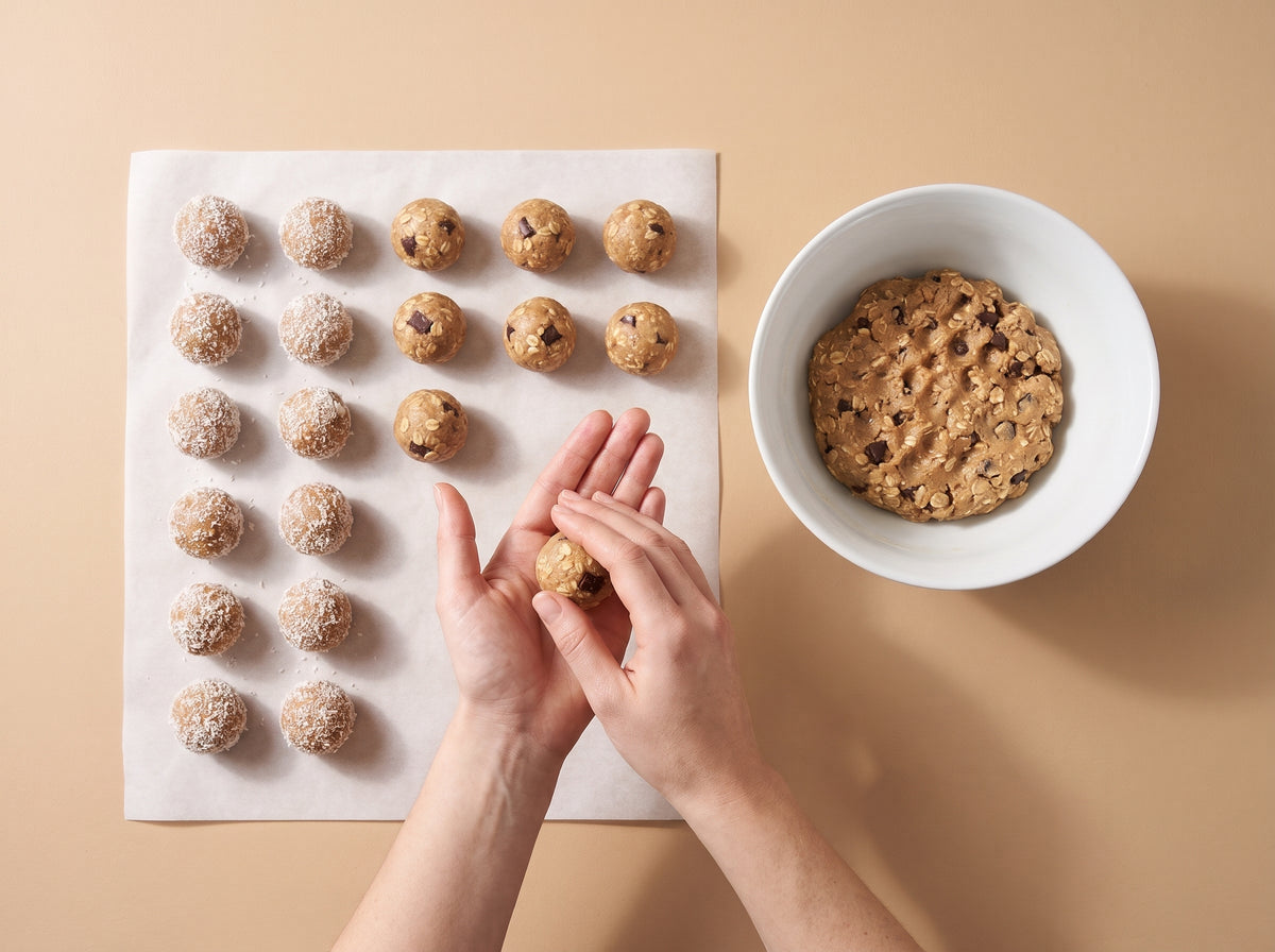 Protein-Energy-Balls – Kugeln formen